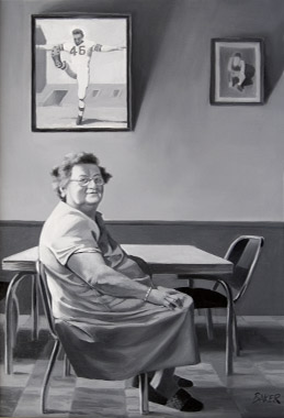 Mrs. Grabowsky oil painting by Pat Baker