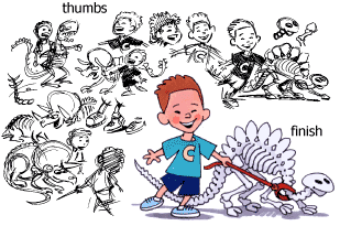 thumbnail sketches